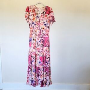 Atelier Floral Patchwork Maxi Dress